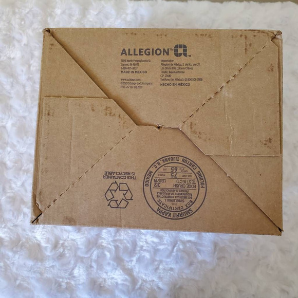 Schlage Latitude Passage Door Handle 2 Lever Set F10LATGSN Matte Black New - Picture 8 of 12